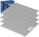 Alapure 4x Metaalfilter voor Bosch 363095 / 00363095 320x280x8mm