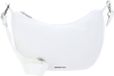 MANDARINA DUCK Leren schoudertas Mellow Leather Hobo Bag Blanc wit