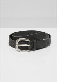 Urban Classics Leather Imitation Punched Pattern Belt Ceinture - Noir