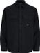 JACK & JONES Ivy solid overshirt regular fit - twill - grijs (dark grey melange)