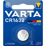 Varta LITHIUM Coin Batterijen CR1632 Blister - 2 x