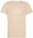Adidas Animal Print Graphic T-shirt Korte Mouwen Beige Meisjes 14-15 Jaar