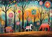 Yazz Puzzle Colorful Forest - 1000 stukjes Puzzle