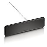 Philips SDV5225 Digitale tv-antenne voor binnen, versterker, 38 dB (HDTV/UHF/VHF), met 4G/GSM anti-interferentiefilter, zwart