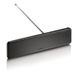 Philips SDV5225 Digitale tv-antenne voor binnen, versterker, 38 dB (HDTV/UHF/VHF), met 4G/GSM anti-interferentiefilter, zwart