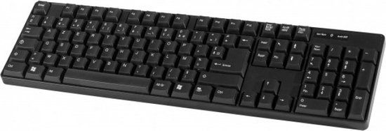 Dacomex 225102 toetsenbord USB AZERTY Frans Zwart