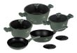 Berlinger Haus BH8207 Set de casseroles 10 pièces Vert Aluminium