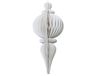 Decoris Ornament papier d34h80 cm wit kerst