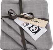 Briljant Baby Washandjes Hydrofiel Uni Grijs 3st