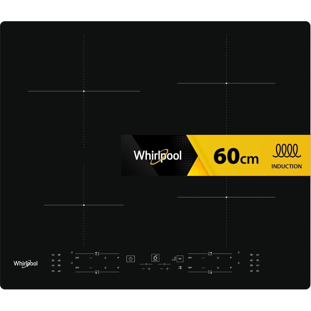 Whirlpool WB B8360 NE Zwart 59 cm Inductiekookplaat