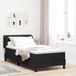 Maison Exclusive - Lit avec ressorts ensachés et matelas, gris foncé, 80x200 cm, velours