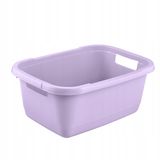 Merkloos / Sans marque keeeper aenna wasbak, stevige kunststof, wasmand voor maximaal 5 kg wasgoed, 32 l, violet (zachtpaars)
