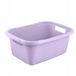 Merkloos / Sans marque keeeper aenna wasbak, stevige kunststof, wasmand voor maximaal 5 kg wasgoed, 32 l, violet (zachtpaars)