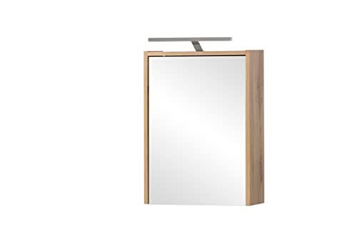 Schildmeyer Carlos Spiegelkast - 43,5 x 16 x 64 cm - Eiken landhuisdecoratie