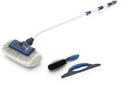 HBM Machines B.V. Set de nettoyage de voiture en 3 pièces / Jeu de brosses avec manche télescopique