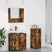 Maison Exclusive - Ensemble de meubles de salle de bain, 3 pièces, chêne fumé, 61 x 35 x 64 cm