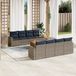 Maison Exclusive - Ensemble de meubles de jardin 9 pièces avec canapé et coussins, gris, en polyrotin