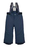 first instinct by killtec Kinderskibroek/modderbroek/functionele broek met riemen en sneeuwvanger FISW 48 MNS Ski PNTS, donkerblauw, 86, 39989-000