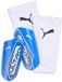 Puma Ultra Light Sleeve Scheenbeschermers - Wit/Blauw - XL