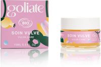 GOLIATE Biologische vulva verzorgingsbalsem, intieme crème voor dames, kalmerende met Calendula Arnica – beste biologisch product 2026, COSMOS ORGANIC Ecocert gecertificeerd, gemaakt in Frankrijk (15 ml)