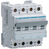 Hager MCB NDN404A 4 Amp D 4-polig