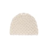 Mango crochet muts beige