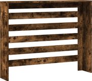 vidaXL Radiatorombouw 104x20x82 cm bewerkt hout gerookt eikenkleurig