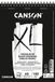 Canson XL Dessin Noir, bloc de dessin noir DIN A5