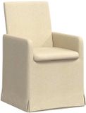 vidaXL Eetstoelen 2 stuks Stof Crèmekleurig 57 x 68 x 94 cm