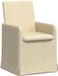 vidaXL Eetstoelen 2 stuks Stof Crèmekleurig 57 x 68 x 94 cm
