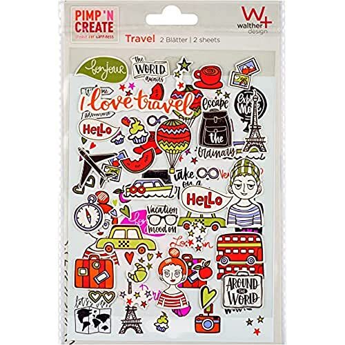 Walther Design ST7001 sticker Travel, PIMP EN CREATE