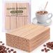 Baguettes de mélange pour café, en bois, 2000 pièces, 11 cm, pour le café et le thé