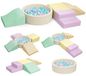 Softplay blocs d'escalade toboggan blocs rampants cuir polyuréthane 5 pièces