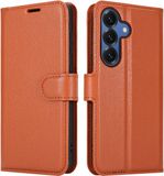 ShieldCase Étui livre - Convient pour Samsung Galaxy S26 - Étui portefeuille - Porte-cartes - Marron - Cognac