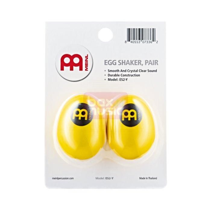 Meinl ES2-Y eggshaker geel 2 stuks