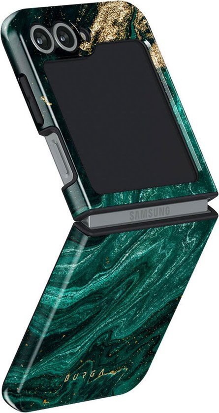 Burga Tough Backcover geschikt voor Samsung Galaxy Z Flip 6 - Emerald Pool