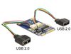 DeLOCK 95242 Mini PCI Express naar USB 2.0 Interfacekaart