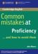 Common Cambridge University Press Common Mistakes at Proficiency...and how to avoid them