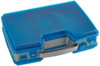 Plano Grote 2-zijdige tacklebox, metallic grijs en blauw, medium