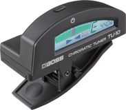 Boss TU-10-BK guitar tuning unit, clip-on tuner met ''True Colour'' display, volledige visuele ervaring, zwart