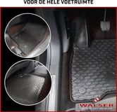 Walser DirtGuard rubberen voetmatten geschikt voor Mercedes-Benz V-Klasse/Vito 2014-Vandaag - eVito 2019-Vandaag - EQV 2020-Vandaag