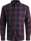 JACK & JONES JJEGINGHAM TWILL SHIRT L/S NOOS Heren Overhemd - Maat M