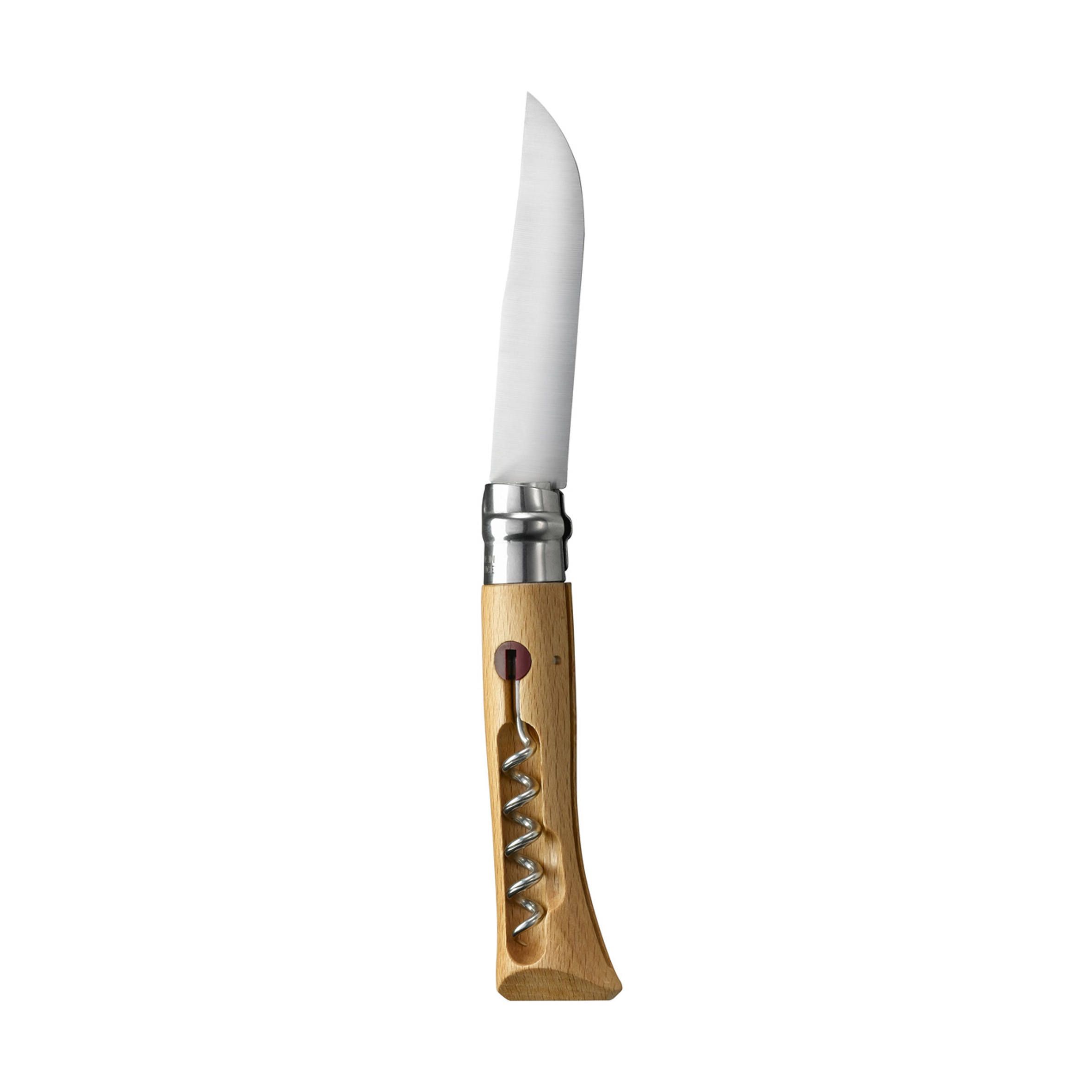 Opinel Kurkentrekker Zakmes - RVS Hout - 3123840014109