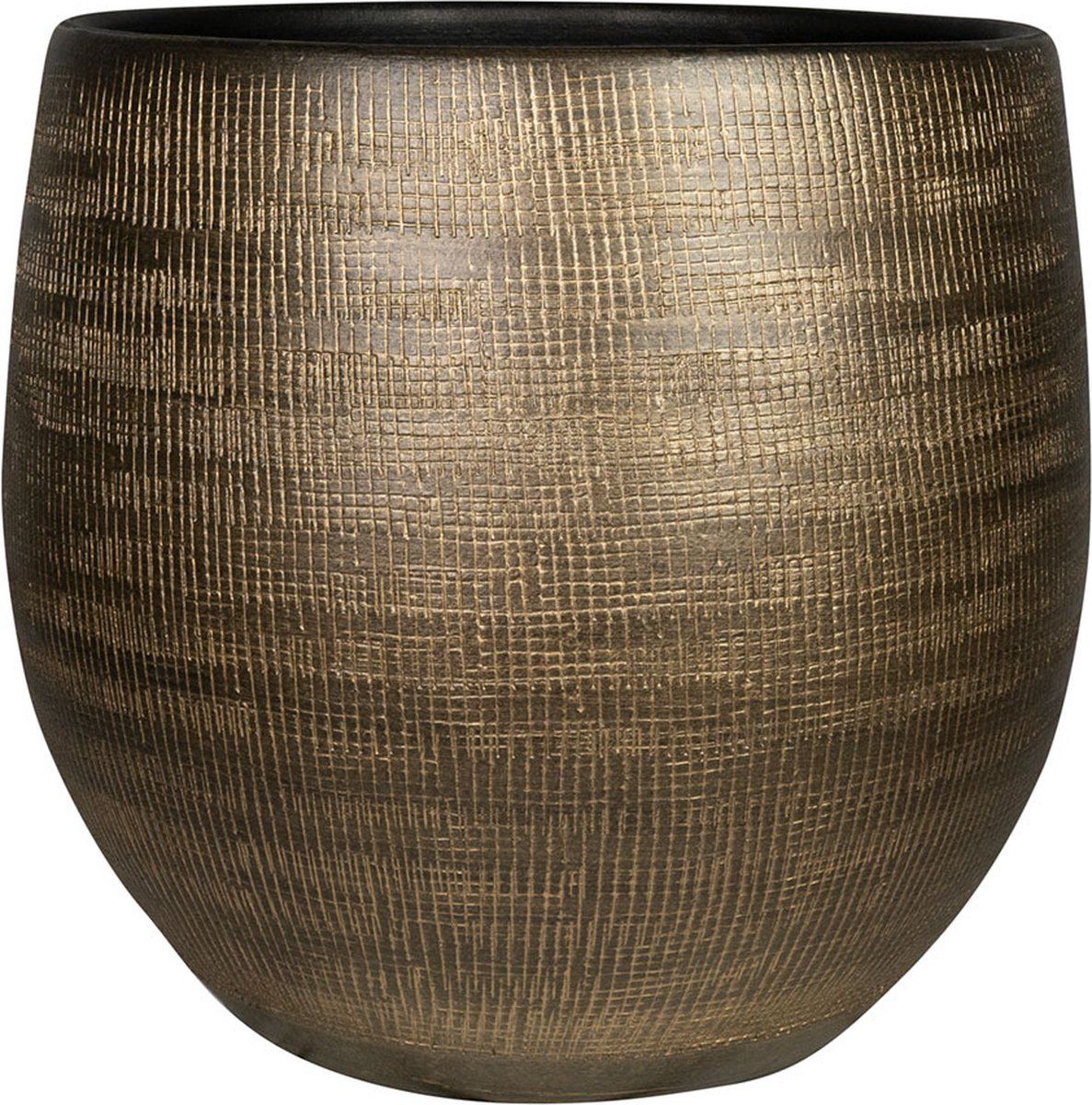 Steege TER Bloempot Bruin-Goud D 42 cm H 38 cm
