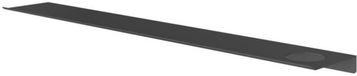 Hotbath &More Planchet 80 cm inclusief bevestigings rails met 1 uitsparing voor een zeepdispenser of beker Noir brossé PVD