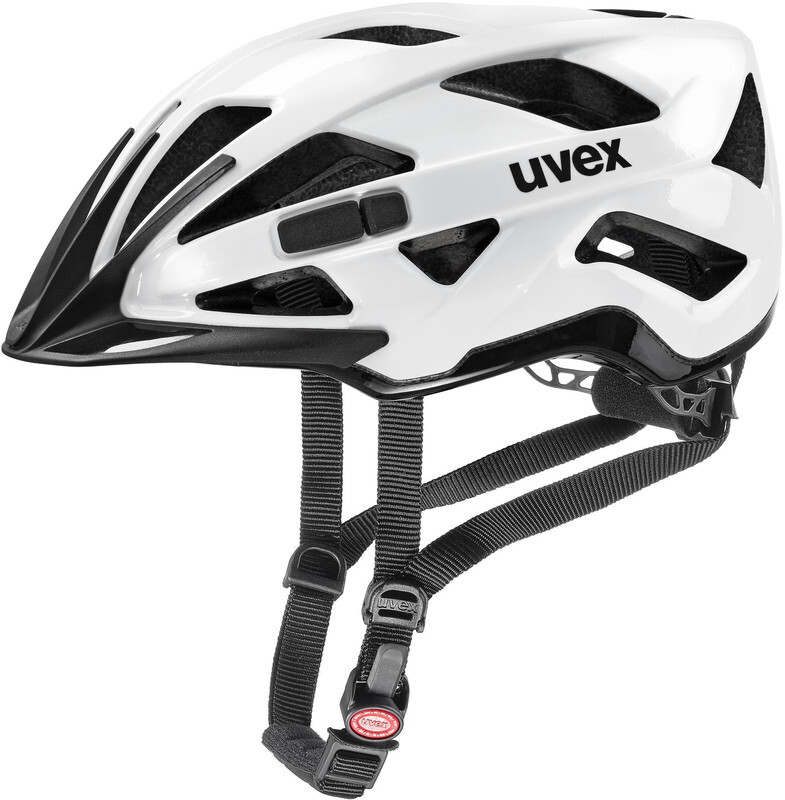 UVEX Active Fietshelm, white black