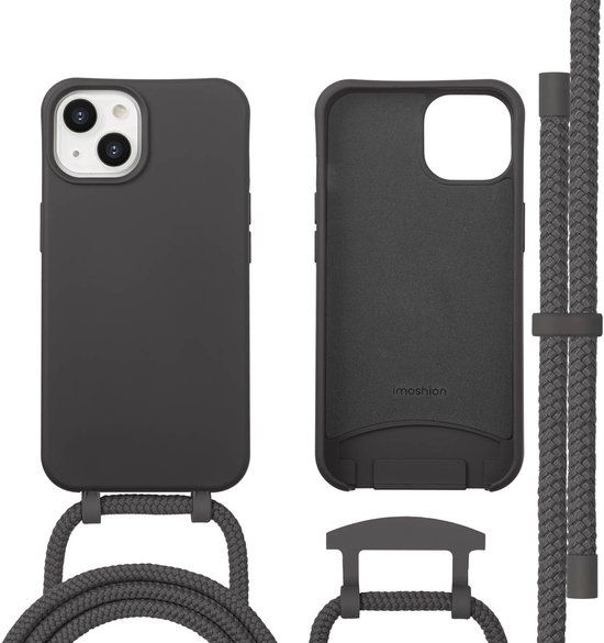 imoshion Color Backcover met afneembaar koord met MagSafe voor de Apple iPhone 14 - Black Coffee