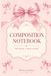 Pink Bows Composition Notebook