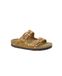 Birkenstock Arizona 1031731 Rivet Border Mink bruin dames pantoffels gespen suède klinknagels, Mink bruin, 38 EU
