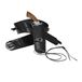 W WIDMANN MILANO Party Fashion 01050 - pistoolhouder met riem, van kunstleer, zwart, cowboy, holster, kostuum, accessoire, carnaval, themafeest